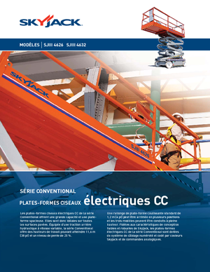 Scherenbühnen auf Rädern Skyjack SJ III 4632