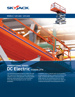 Scherenbühnen auf Rädern Skyjack SJ III 4632