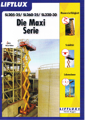 Scherenbühnen auf Rädern Liftlux SL 205-25