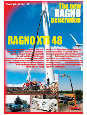 Teleskoparbeitsbühnen auf Rädern Palazzani XTJ 48 R