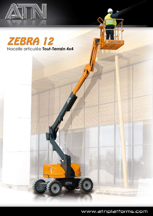 Gelenkarbeitsbühnen auf Rädern ATN Zebra 12
