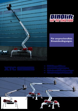 Gelenkarbeitsbühnen auf Raupen Dino Lift Dino 165 XTC