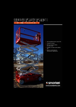 Scherenbühnen auf Rädern Snorkel S3226E