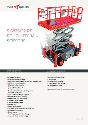 Scherenbühnen auf Rädern Skyjack SJ III 6826 E