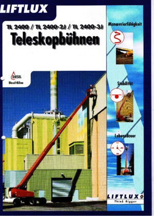 Teleskoparbeitsbühnen auf Rädern Liftlux TL 2400-2 J