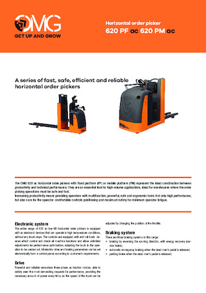 Kommissionierstapler OMG 620 PF