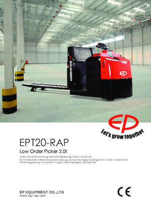 Kommissionierstapler EP EPT20-RAP