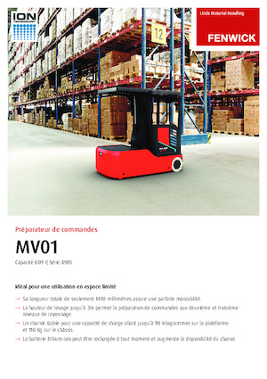 Kommissionierstapler Linde MV01