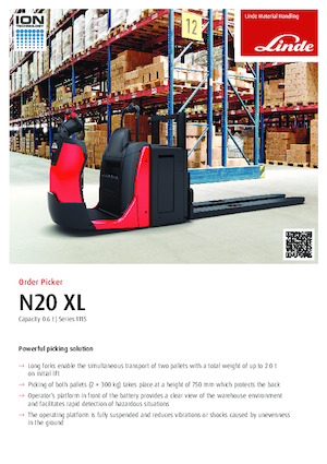 Kommissionierstapler Linde N20XL