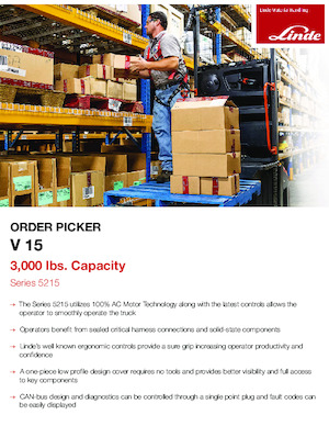 Kommissionierstapler Linde V15-36V