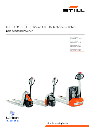 E.-Geh-Niederhubwagen Still ECH 15C