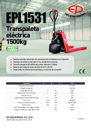 E.-Geh-Niederhubwagen EP EPL1531