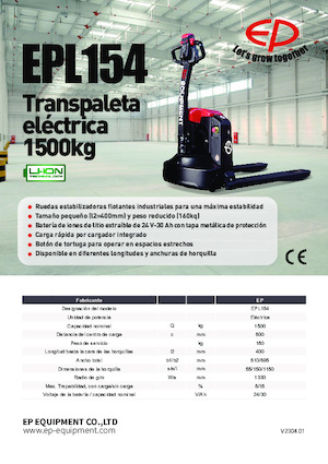 E.-Geh-Niederhubwagen EP EPL154