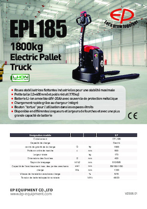 E.-Geh-Niederhubwagen EP EPL185