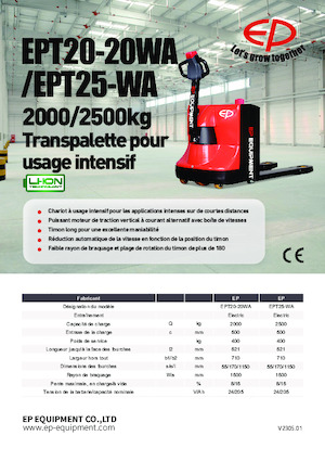 E.-Geh-Niederhubwagen EP EPT20-20WA
