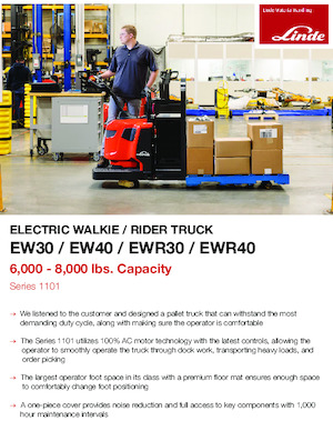 E.-Geh-Niederhubwagen Linde EW40