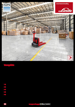 E.-Geh-Niederhubwagen Linde MT15