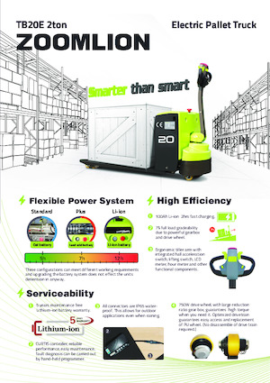 E.-Geh-Niederhubwagen Zoomlion TB20E