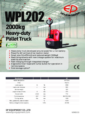 E.-Geh-Niederhubwagen EP WPL202