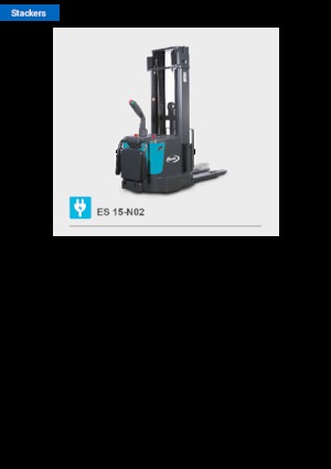 E.-Stand-Hochhubwagen Baoli ES 15-N02