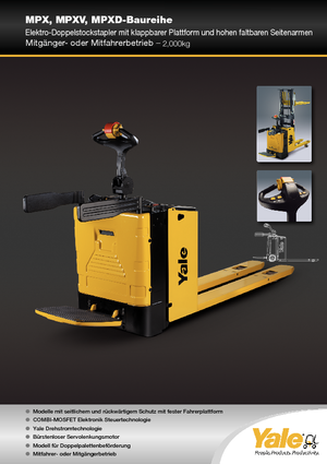 E.-Stand-Hochhubwagen Yale MP20XD