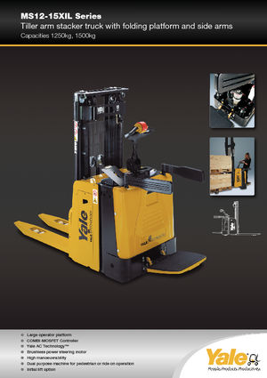 E.-Stand-Hochhubwagen Yale MS12X