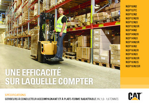 E.-Stand-Hochhubwagen Caterpillar NSP16N2(I)R