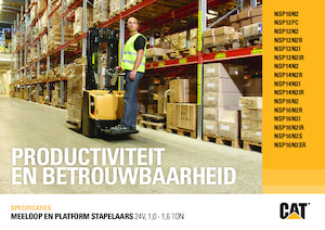 E.-Stand-Hochhubwagen Caterpillar NSP16N2(I)R