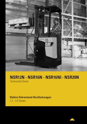 E.-Stand-Hochhubwagen Caterpillar NSR16N