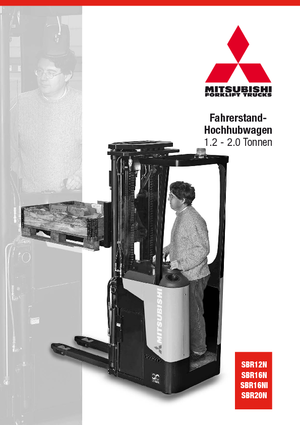 E.-Stand-Hochhubwagen Mitsubishi SBR12N