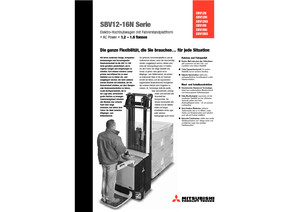 E.-Stand-Hochhubwagen Mitsubishi SBV 12 NI