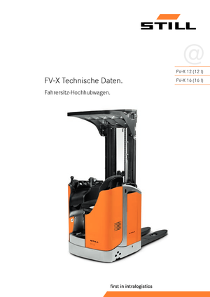 E.-Sitz-Hochhubwagen Still FV-X 16