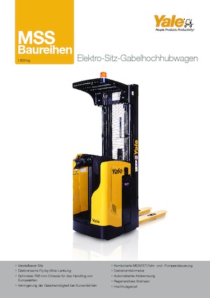 E.-Sitz-Hochhubwagen Yale MS 16 S