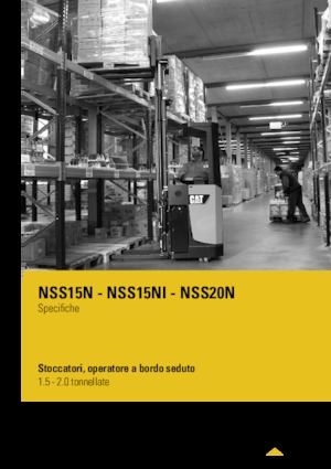 E.-Sitz-Hochhubwagen Caterpillar NSS15NI