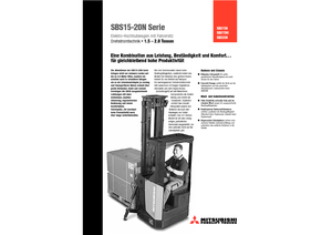 E.-Sitz-Hochhubwagen Mitsubishi SBS15N