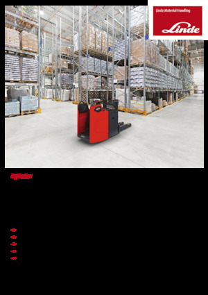 E.-Stand-Hochhubwagen Linde D10FP