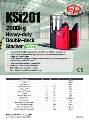 E.-Stand-Hochhubwagen EP KSi201