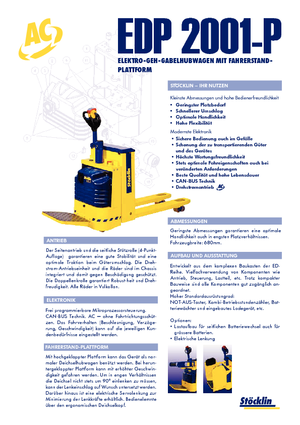 E.-Stand-Niederhubagen Stöcklin EHP 2000 P