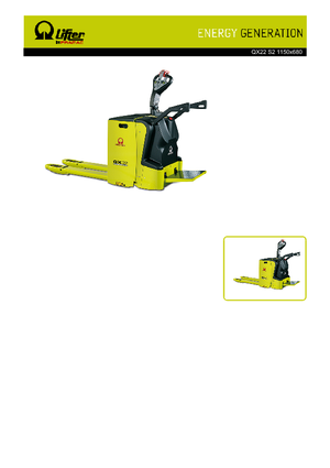E.-Stand-Niederhubagen PRAMAC Lifter QX 22