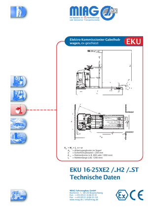 E.-Sitz-Niederhubwagen Miag EKU 20 XE 2