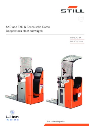 E.-Sitz-Hochhubwagen Still FXD 20 N