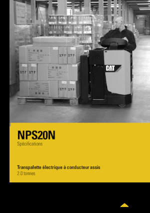 E.-Sitz-Niederhubwagen Caterpillar NPS20N