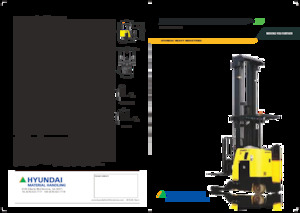 Schubstapler Elektro Hyundai 23 BRP-9