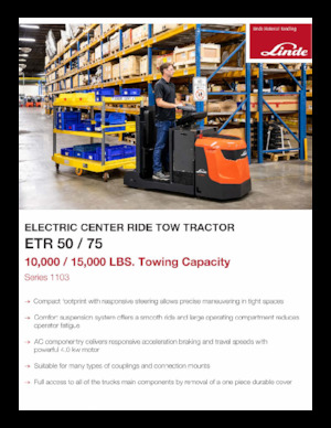E.-Stand-Niederhubagen Linde ETR50/75