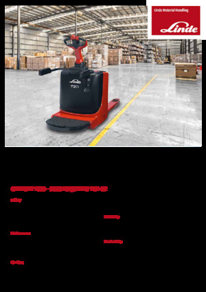 E.-Geh-Niederhubwagen Linde T20P