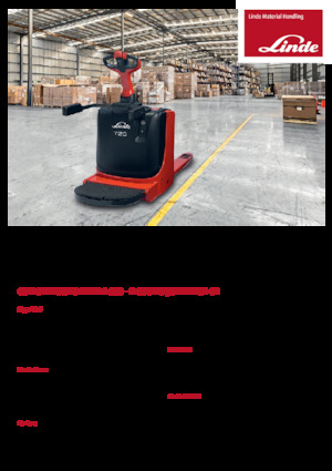 E.-Geh-Niederhubwagen Linde T16P	