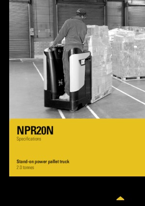 E.-Stand-Niederhubagen Caterpillar NPR20N