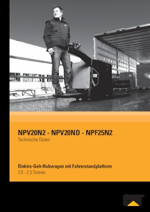 E.-Stand-Niederhubwagen Caterpillar NPV20N2