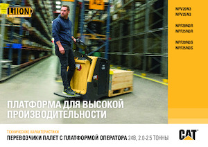 E.-Stand-Niederhubagen Caterpillar NPV25N3