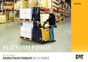 E.-Stand-Niederhubagen Caterpillar NPV20PD